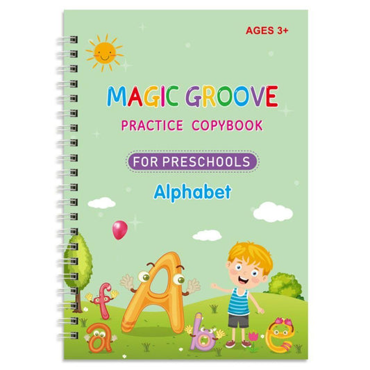 MAGIC GROOVE Practice Copybook - Alphabet Book
