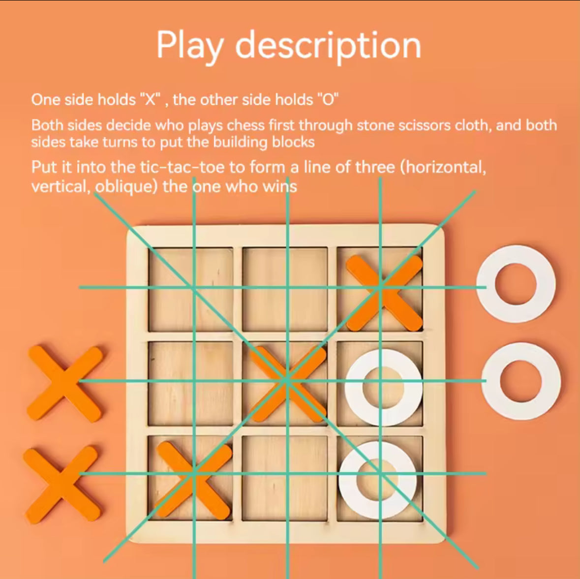 Tic-Tac-Go! Montessori Board Game